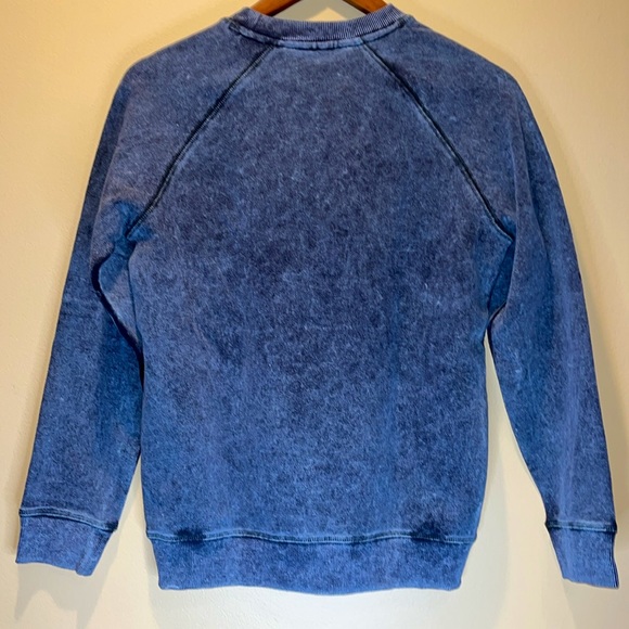 NWOT NBA Youth Heathered Gray New York Knicks Fleece Crew Sweatshirt - Picture 6 of 8